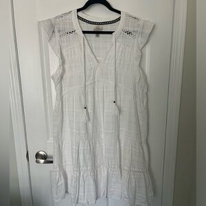 White Knox rose dress